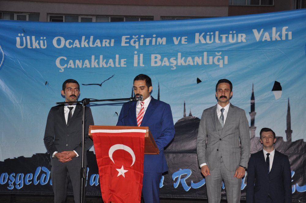 Çanakkale Ülkü Ocaklarından iftar yemeği