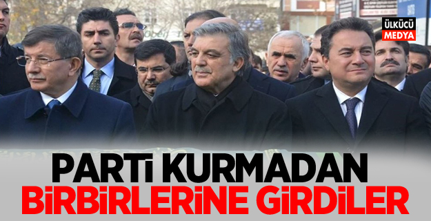 PARTİ KURMADAN BİRBİRLERİNE GİRDİLER