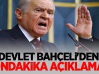 MHP Lideri Devlet Bahçeli'den Sondakika Açıklaması