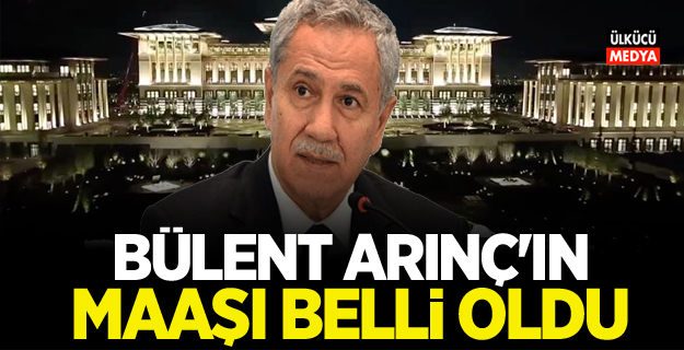 Bülent Arınç'ın alaçağı maaş belli oldu!