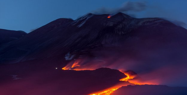 Etna Yanardağı Aktif Duruma Geçti