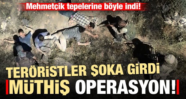 Teröristler İşte Böyle Teslim Oldu