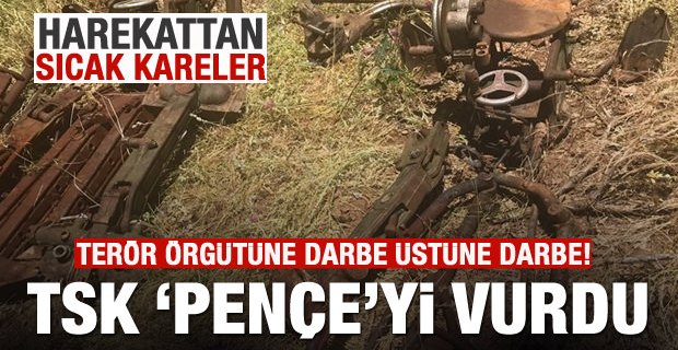 'Pençe Harekatı'nda Çok Sayıda Silah ve Patlayıcı Ele Geçirildi