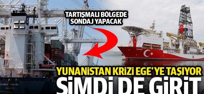 Yunanistan Girit'te sondaja başlıyor