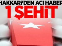 Hakkari'den acı haber! 1 asker şehit