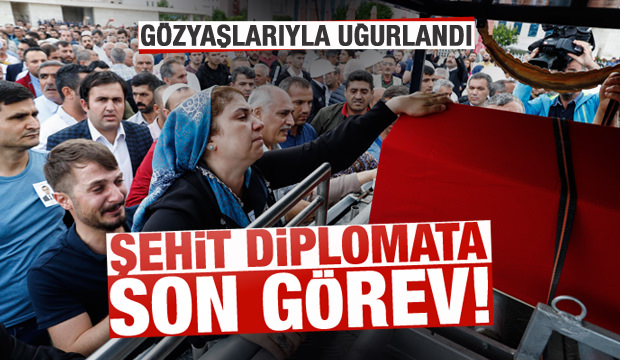 Şehit Diplomat Köse Son Yolculuğuna Uğurlandı