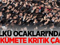 Ülkü Ocakları'ndan Hükümete kritik çağrı! Biran önce harekete geçilmeli...