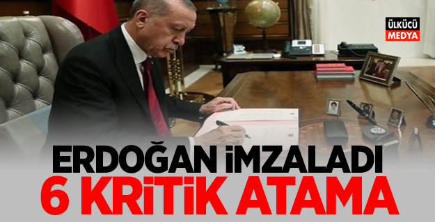 Cumhurbaşkanı Erdoğan'dan Kritik Atamalar