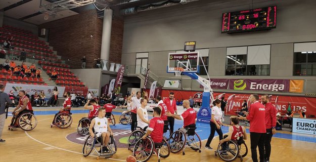 Tekerlekli Sandalye Basketbolunda Avrupa Üçüncülüğü