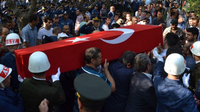 Konya şehidini uğurladı!