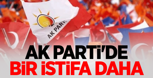 AK Parti'de bir istifa daha!