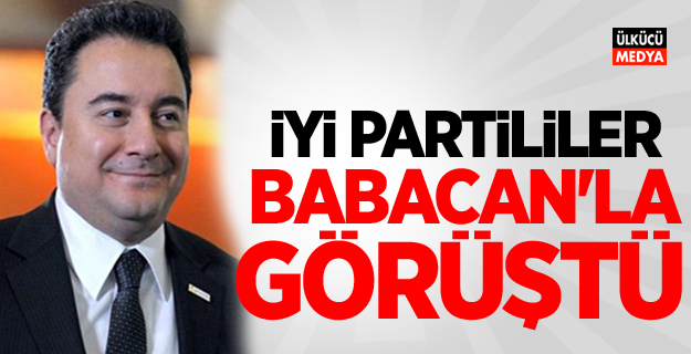 İYİ Partililer Babacan ile görüştü