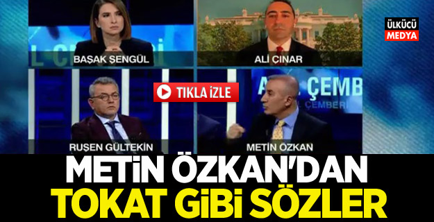 Metin Özkan'dan CHP'lilere tokat gibi sözler!