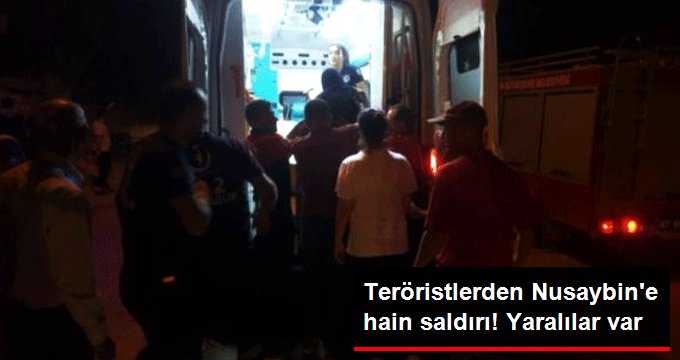 Teröristlerden Nusaybin'e alçak saldırı yaralı var