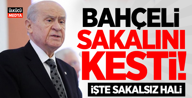 MHP Lideri Devlet Bahçeli sakalını kesti!