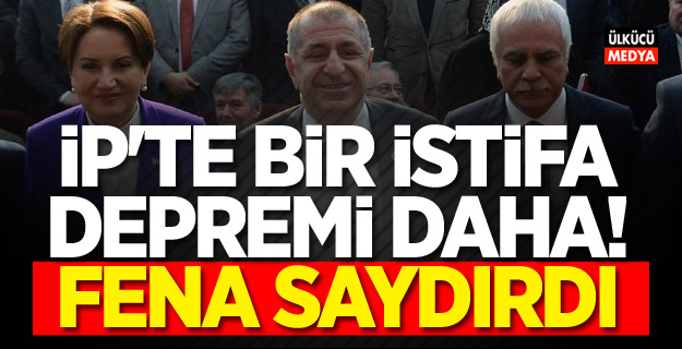 İP'te bir istifa depremi daha! Fena saydırıp gitti