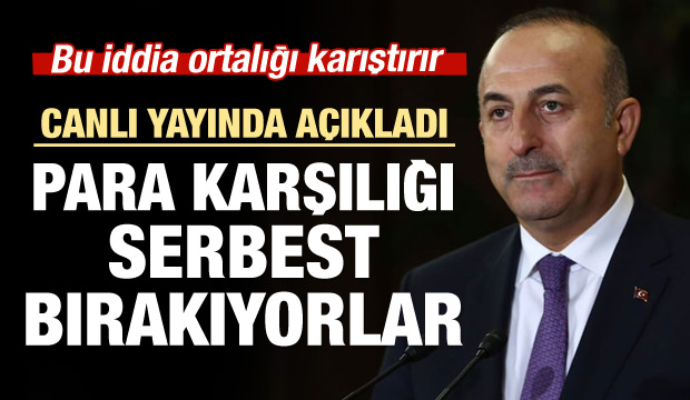 Çavuşoğlu: Para karşılığı serbest bırakılıyor