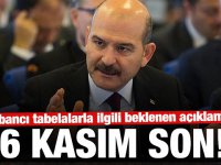 Soylu'dan yabancı tabelalar hakkında açıklama