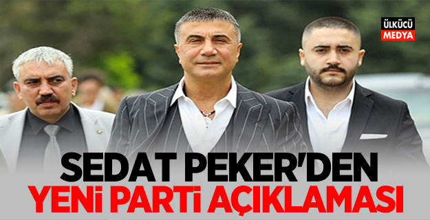 Sedat Peker'den yeni parti açıklaması