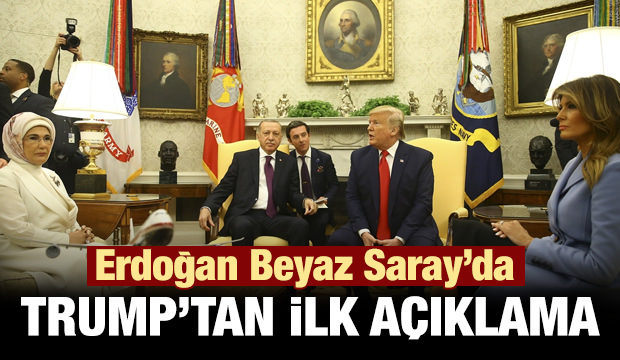 Trump'dan Erdoğan görüşmesi öncesi ilk açıklama