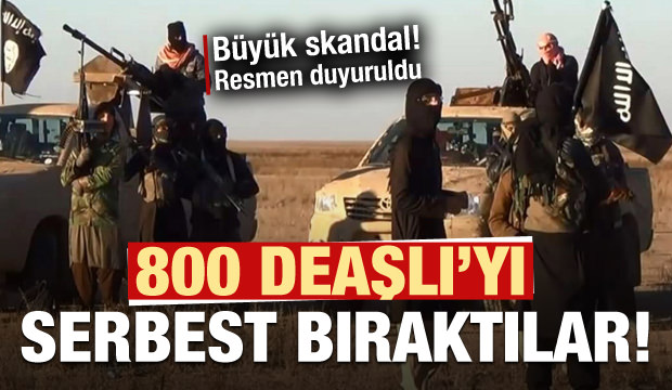 PKK/YPG Tel Abyad'da 800 civarı DEAŞ'lıyı serbest bırakmıştır