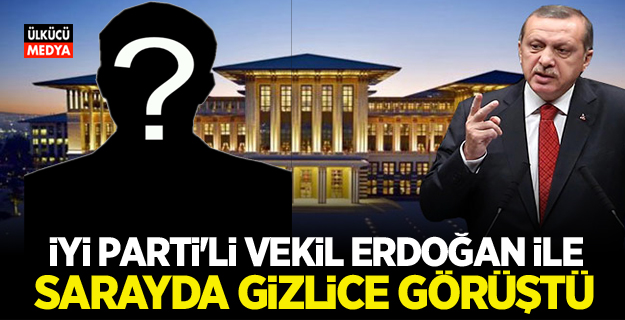 İyi Parti'li Vekil, Erdoğan ile Sarayda gizlice görüştü