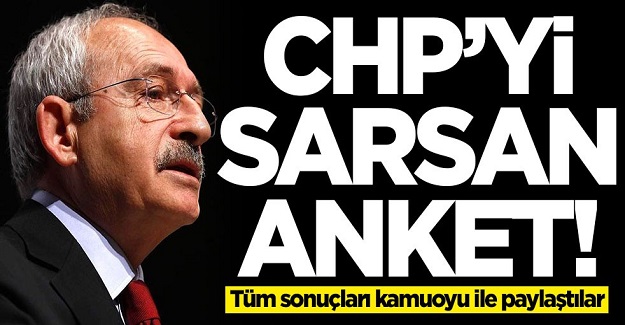 CHP'yi sarsan anket! Tüm sonuçları kamuoyu ile paylaştılar