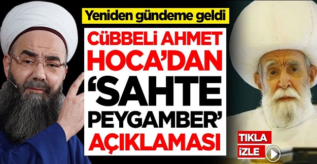 Cübbeli Ahmet Hoca'dan 'sahte peygamber' İskender Evreseoğlu açıklaması