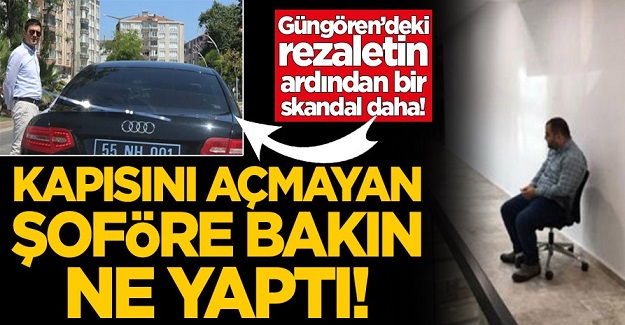 Güngören’deki rezaletin ardından bir skandal daha! Kapısını açmayan şoföre bakın ne yaptı