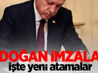 Erdoğan imzaladı! Yeni atamalar...