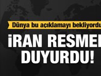 Dünya bu açıklamayı bekliyordu ! İran resmen duyurdu