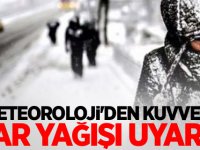 Meteorolojiden son dakika yoğun kar uyarısı