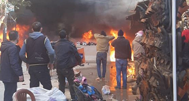 Afrin'de bomba yüklü araç patladı