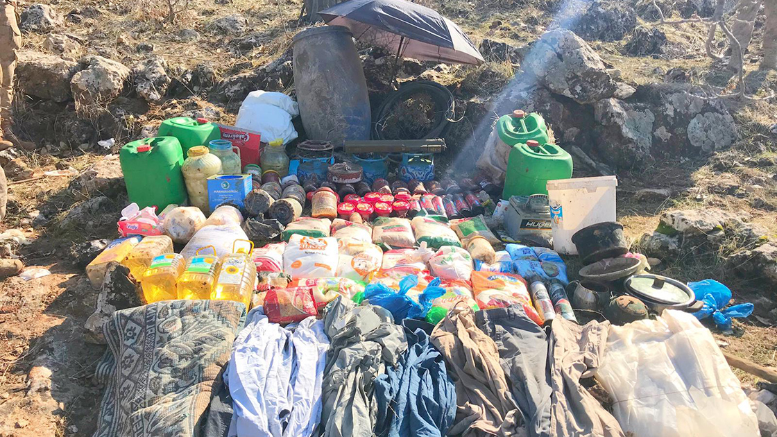 MARDİN'DE PKK'NIN SIĞINAĞINDA LAV!