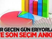 Her geçen gün eriyorlar! İşte son seçim anketi