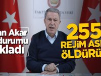 Bakan Akar Son rakamı açıklandı! 2557 rejim askeri öldürüldü